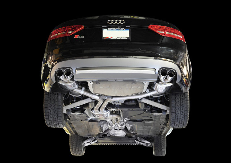 AWE Tuning Audi B8 S5 4.2L Touring Edition Exhaust System - Polished Silver Tips - DTX Performance