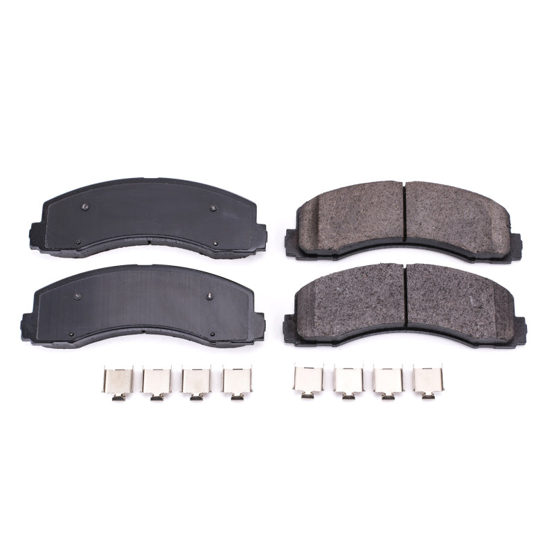 Power Stop 2021 Ford Expedition Front Z17 Evo Ceramic Brake Pads w/Hardware - DTX Performance