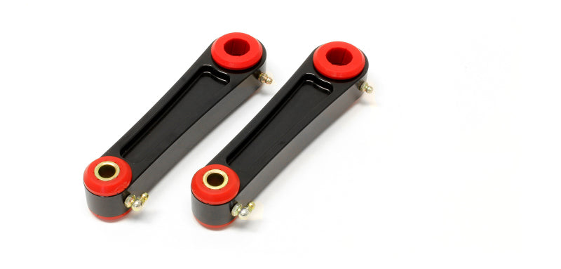 BMR 05-10 S197 Mustang Rear Billet Aluminum Sway Bar End Links - Black Anodized - DTX Performance