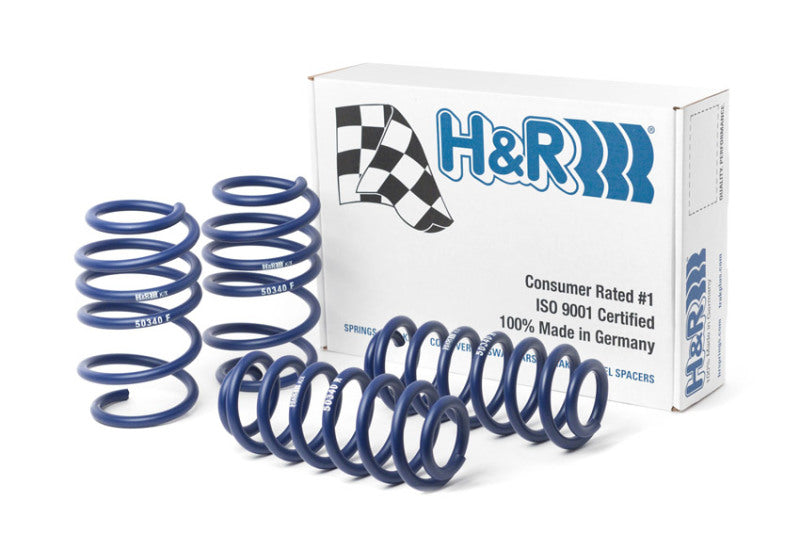 H&R 15-19 Audi A3 Sedan Quattro (AWD) 8VS Sport Spring - DTX Performance