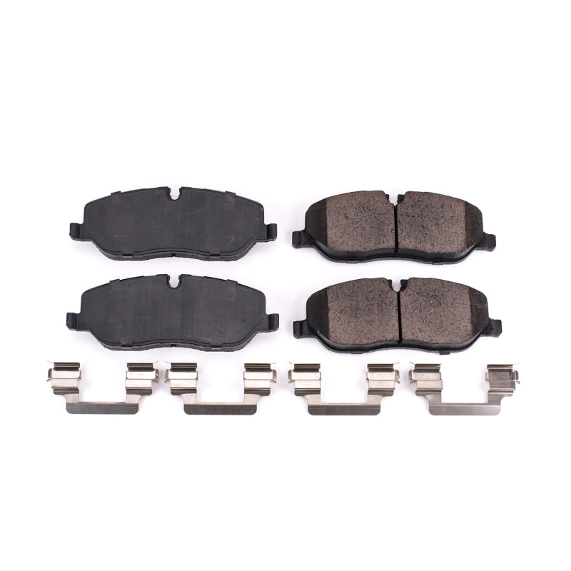 Power Stop 05-09 Land Rover LR3 Front Z17 Evolution Ceramic Brake Pads w/Hardware - DTX Performance