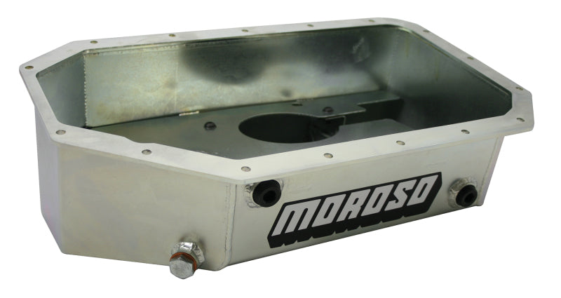 Moroso Acura/Honda K Series Swap Road Race Baffled Extra Capacity 5.5in Steel Oil Pan - DTX Performance