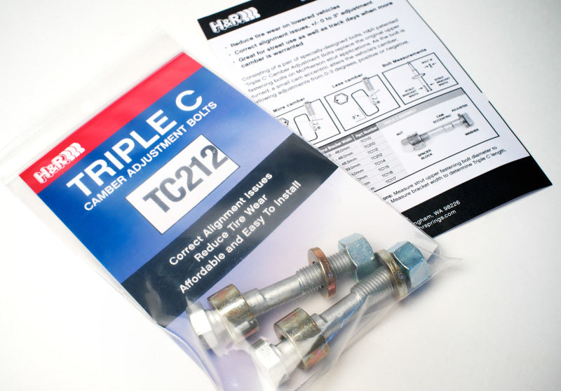 H&R TC112 Triple Camber Adjustment Bolts - 12mm - DTX Performance