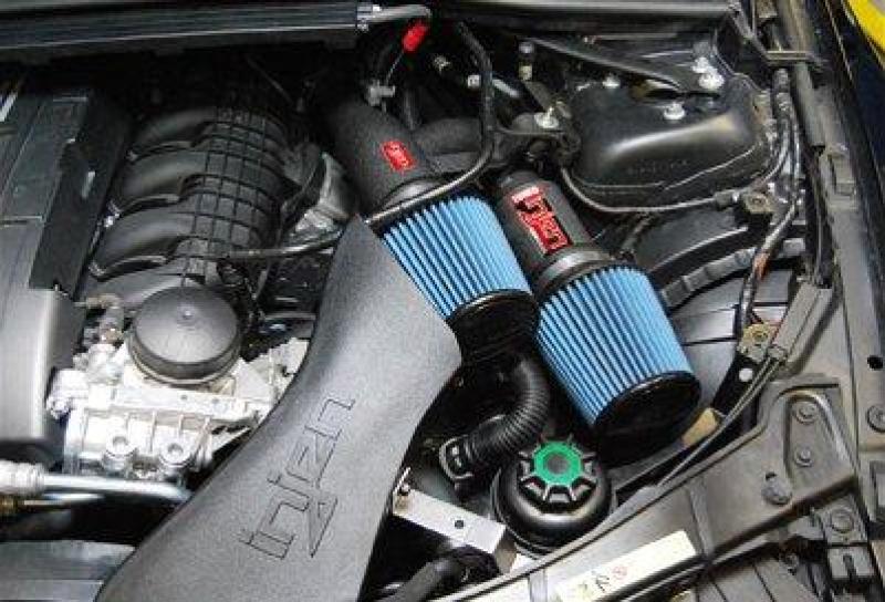 Injen 07-09 335i E92 / 08-09 135i E82 3.0L L6 Twin intake Wrinkle Black Short Ram Intake - DTX Performance