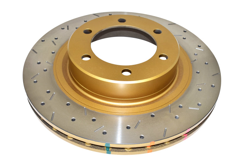 DBA Toyota Cruiser Front Drilled & Slotted 4000 Series Rotor - DTX Performance