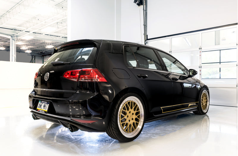 AWE Tuning VW MK7 GTI Track Edition Exhaust - Diamond Black Tips - DTX Performance