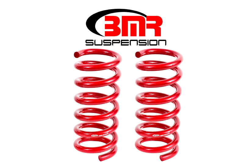 BMR 15-17 S550 Mustang Rear Performance Version Lowering Springs - Red - DTX Performance