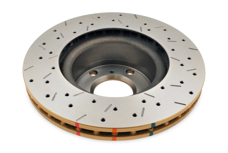 DBA 7/90-96 Turbo/6/89-96 Non-Turbo 300ZX Front Drilled & Slotted 4000 Series Rotor - DTX Performance