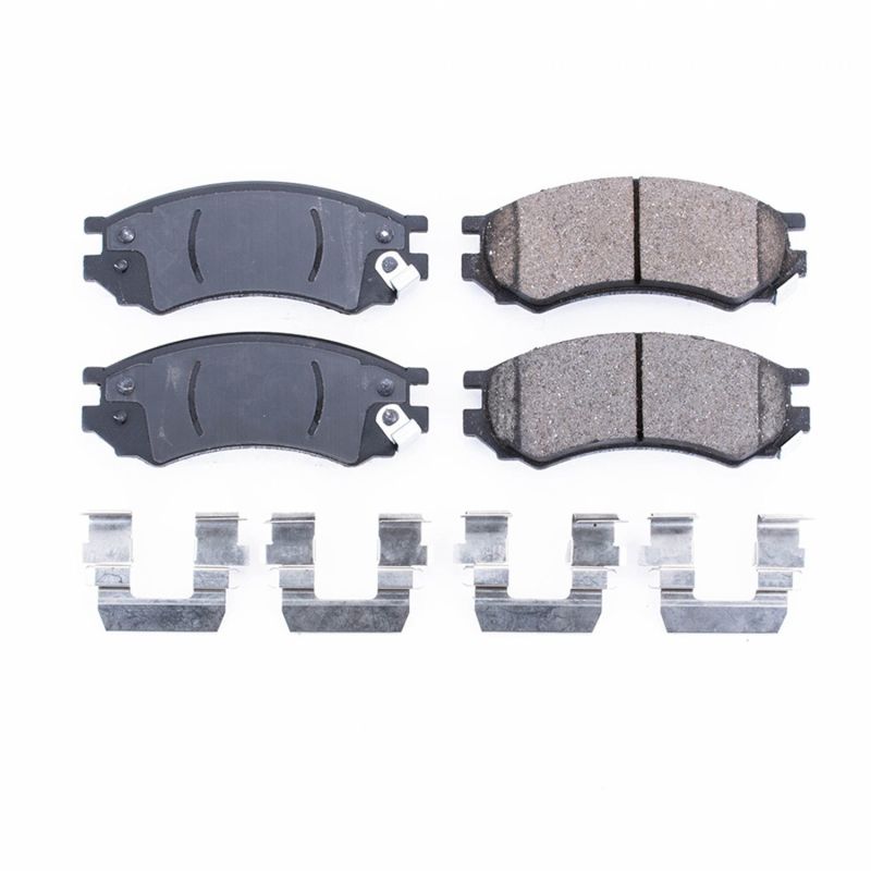 Power Stop 91-92 Saturn SC Front Z17 Evolution Ceramic Brake Pads w/Hardware - DTX Performance