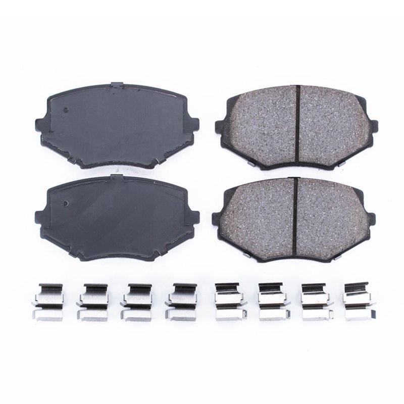 Power Stop 94-97 Mazda Miata Front Z17 Evolution Ceramic Brake Pads w/Hardware - DTX Performance