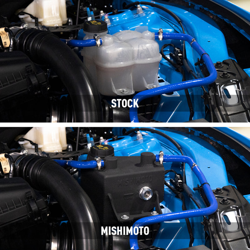 Mishimoto 2024+ Ford Mustang V8/2.3L EcoBoost Expansion Tank - Black - DTX Performance