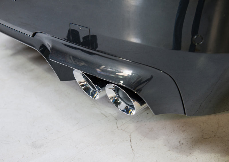 AWE Tuning BMW F10 M5 Touring Edition Axle-Back Exhaust Chrome Silver Tips - DTX Performance