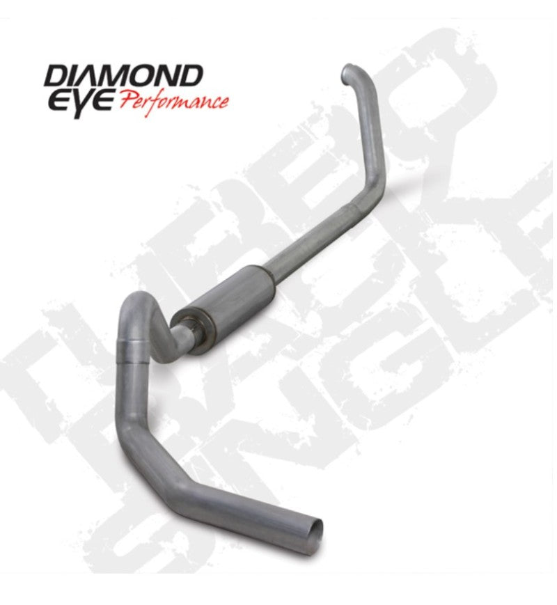 Diamond Eye KIT 4in TB SGL AL: 00-03 FORD 7.3L F240/F350 CandC - DTX Performance