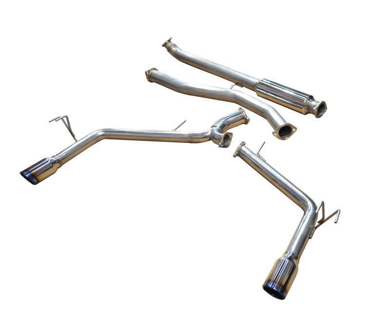 Injen 16-20 Honda Civic 1.5L Turbo 4Cyl (Sedan) 63mm SS Cat-Back Exhaust w/ Dual Burnt Titanium Tips - DTX Performance