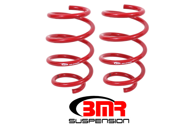 BMR 15-17 S550 Mustang Front Handling Version Lowering Springs - Red - DTX Performance