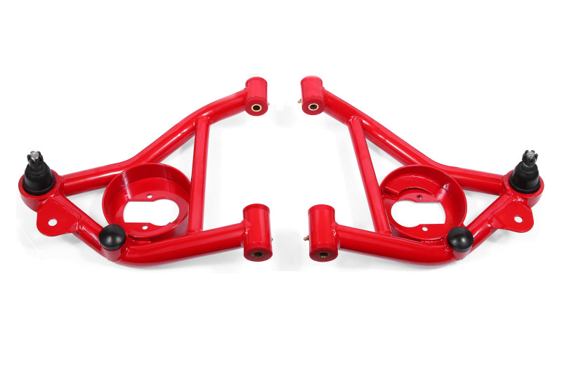 BMR 78-87 G-Body Non-Adj. Lower A-Arms (Polyurethane) - Red - DTX Performance