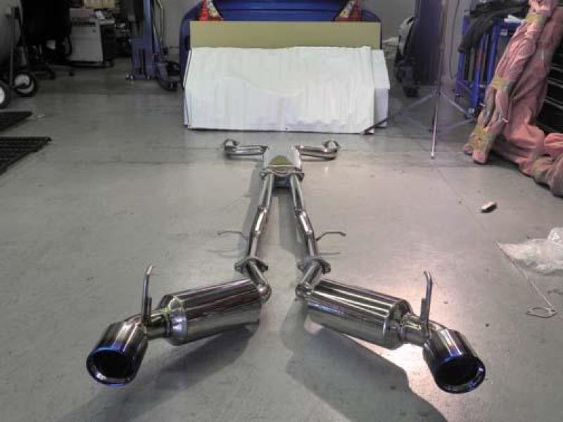 Injen 09-20 Nissan 370Z Dual 60mm SS Cat-Back Exhaust w/ Built In Resonated X-Pipe - DTX Performance