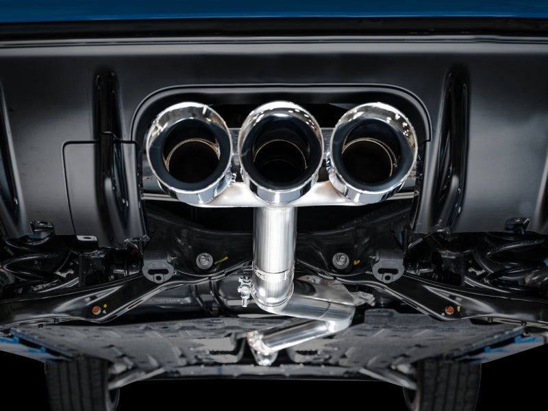 AWE Tuning 2023 Honda Civic Type R FL5 Track Edition Exhaust w/ Triple Chrome Silver Tips - DTX Performance