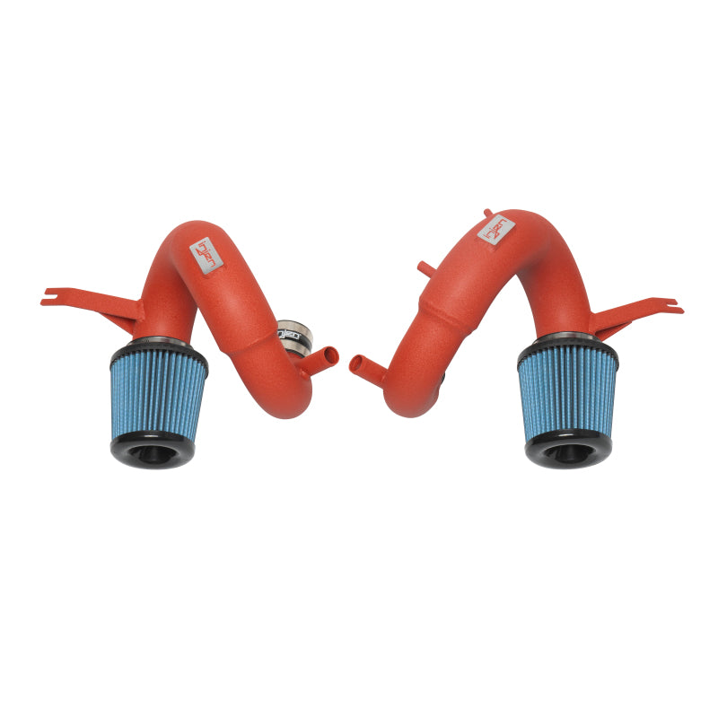 Injen 19-21 Genesis G70 V6-3.3L Twin Turbo SP Short Ram Air Intake System - Wrinkle Red - DTX Performance