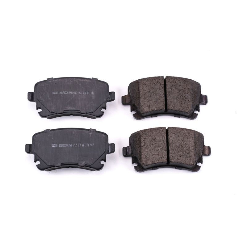 Power Stop 05-11 Audi A6 Quattro Rear Z16 Evolution Ceramic Brake Pads - DTX Performance