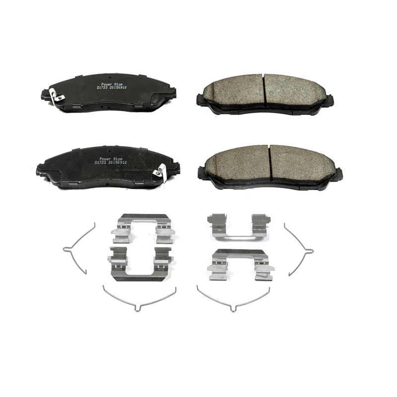 Power Stop 14-17 Acura MDX Front Z17 Evolution Ceramic Brake Pads w/Hardware - DTX Performance