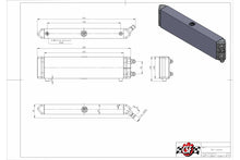 Load image into Gallery viewer, CSF Universal Dual-Pass Internal/External Oil Cooler - 22.0in L x 5.0in H x 2.25in W - DTX Performance