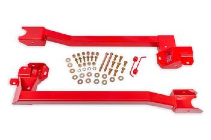 BMR 74-81 GM 2nd Gen F-Body Bolt-On Subframe Connectors - Red - DTX Performance