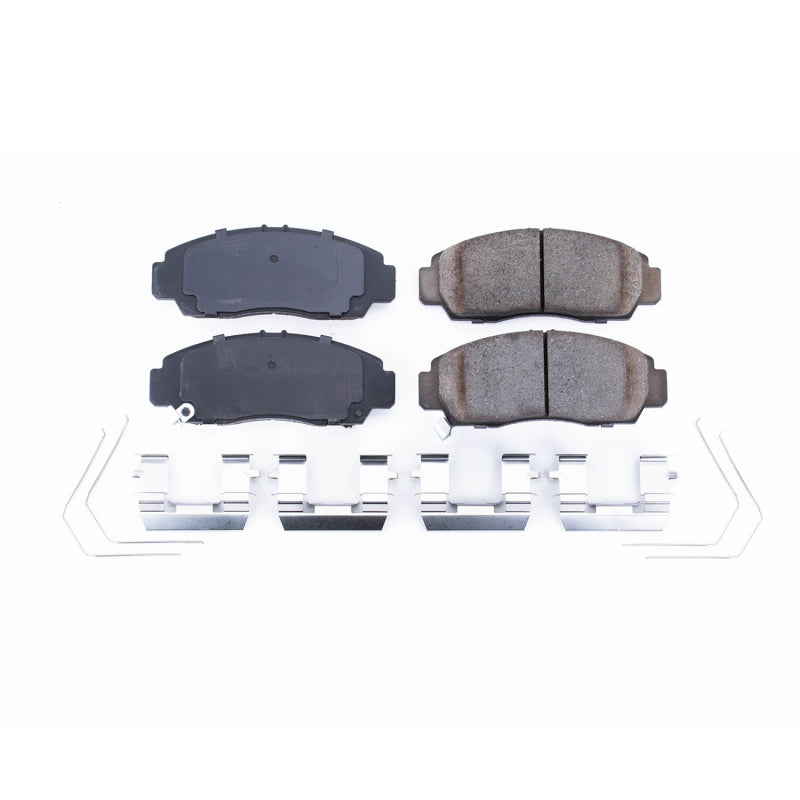 Power Stop 11-14 Acura TSX Front Z17 Evolution Ceramic Brake Pads w/Hardware - DTX Performance