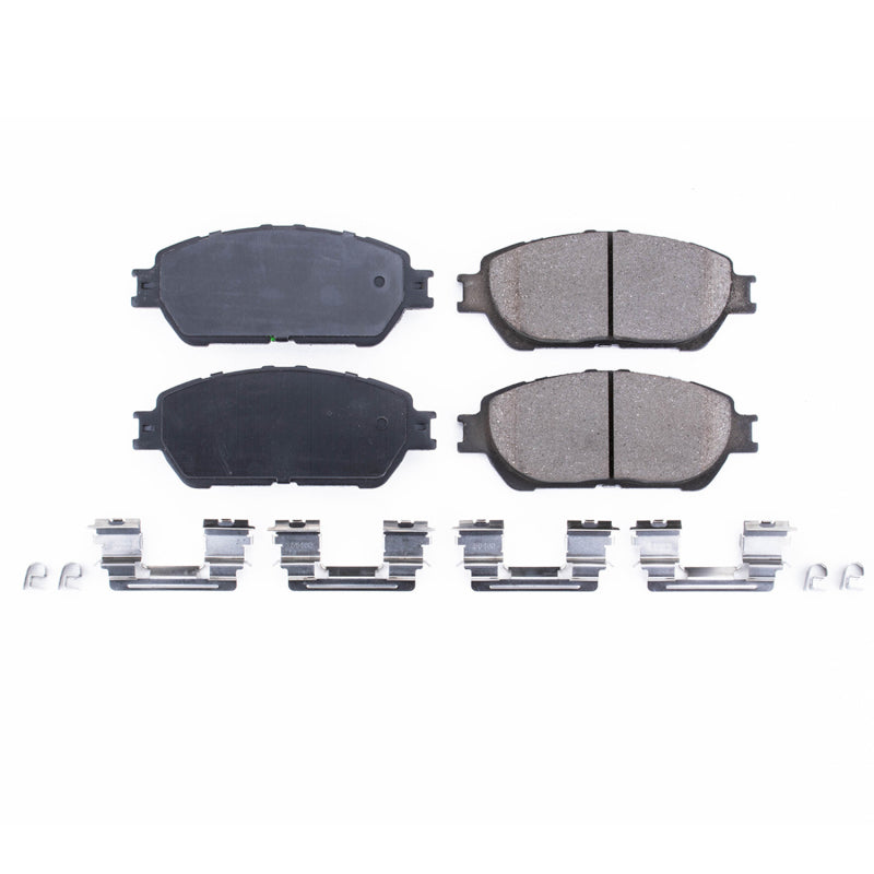 Power Stop 05-15 Toyota Tacoma Front Z17 Evolution Ceramic Brake Pads w/Hardware - DTX Performance