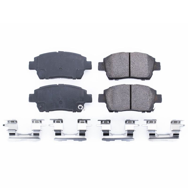 Power Stop 12-15 Scion iQ Front Z17 Evolution Ceramic Brake Pads w/Hardware - DTX Performance