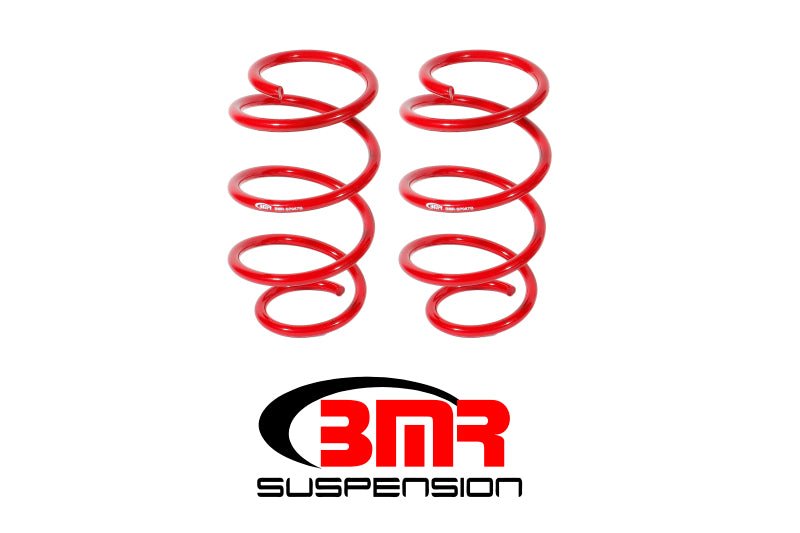 BMR 15-17 S550 Mustang Front Drag Version Lowering Springs - Red - DTX Performance