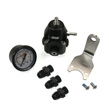 Load image into Gallery viewer, DeatschWerks DWR1000C AFPR + Pressure Gauge + 6AN Fittings - Anodized Black - DTX Performance