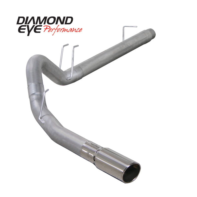 Diamond Eye KIT 4in DPF-BACK SGL AL 08-09 6 4L F250/F350 PCKGD BX46X14X14OD EL-PL 44inX13 5inX13 5in - DTX Performance