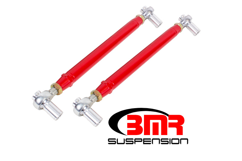 BMR 99-04 Mustang Chrome Moly Lower Control Arms w/ Double Adj. Rod Ends - Red - DTX Performance