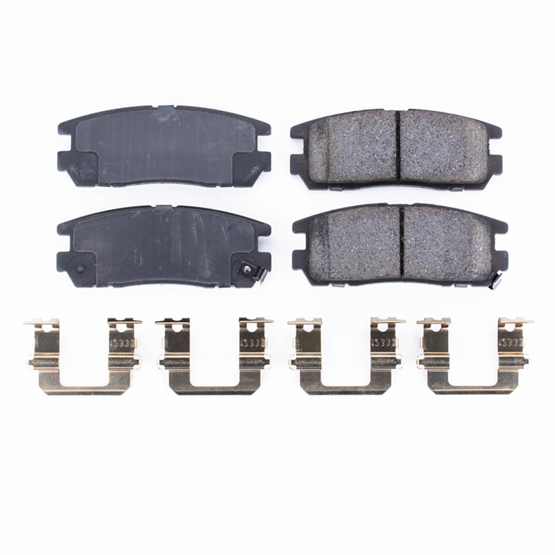 Power Stop 96-99 Acura SLX Rear Z17 Evolution Ceramic Brake Pads w/Hardware - DTX Performance