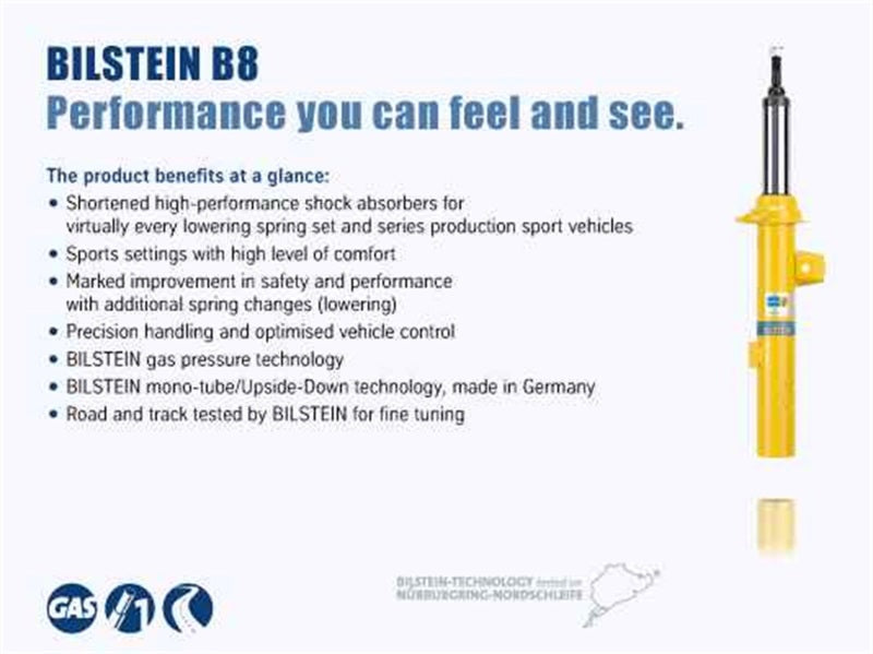 Bilstein B8 2009 Porsche 911 Targa 4 Front Right Suspension Strut Assembly - DTX Performance