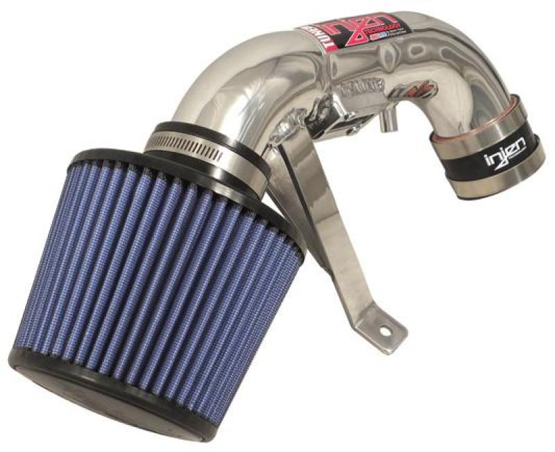 Injen 06-11 Honda Civic Hybrid 1.3L 4 cyl Polished Dyno-Tuned Air Intake w/ Web Nano-Fiber Filter - DTX Performance