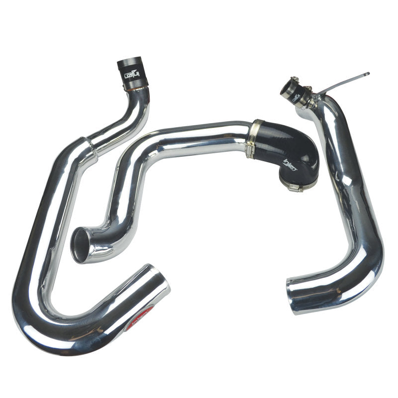 Injen 03-06 Evo 8/9/MR Cast Aluminum Intake System w/ Full Intercooler Piping Polished Short Ram Int - DTX Performance