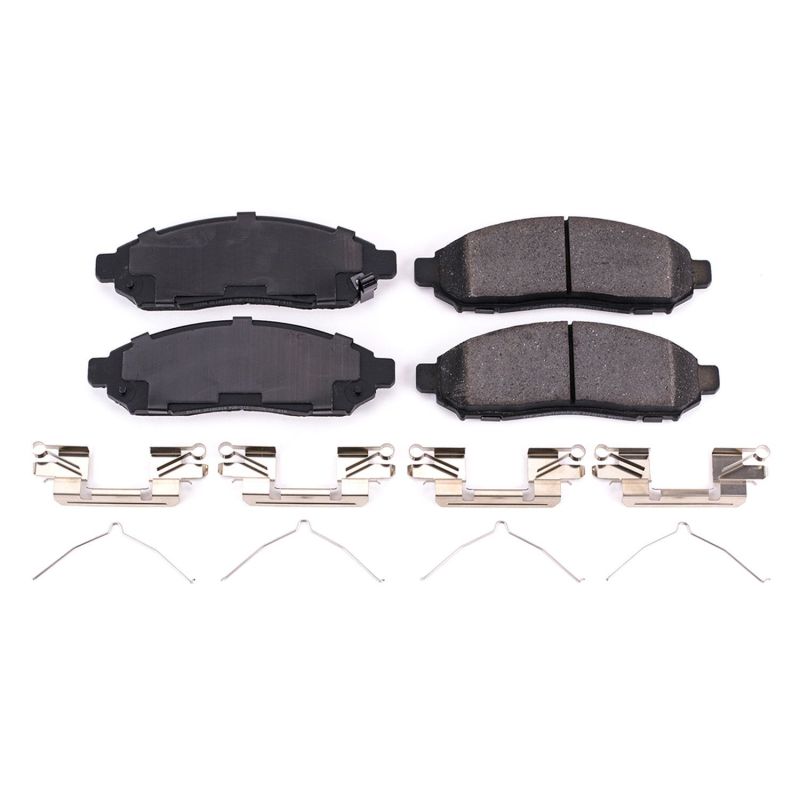 Power Stop 16-18 Chevrolet City Express Front Z17 Evolution Ceramic Brake Pads w/Hardware - DTX Performance