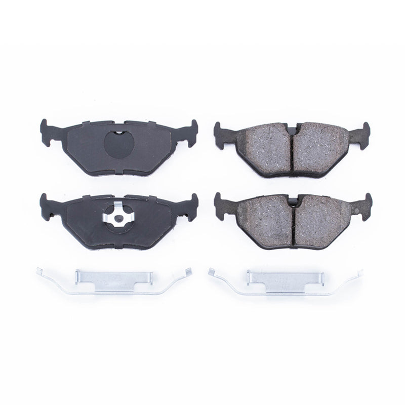 Power Stop 91-98 BMW 318i Rear Z17 Evolution Ceramic Brake Pads w/Hardware - DTX Performance