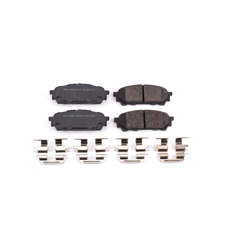 Power Stop 05-06 Saab 9-2X Rear Z17 Evolution Ceramic Brake Pads w/Hardware - DTX Performance