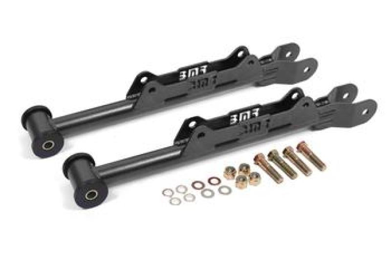 BMR 2010-2015 Chevrolet Camaro Rear DOM Lower Control Arms - Black Hammertone - DTX Performance