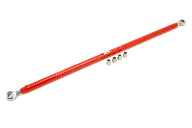 BMR 05-14 S197 Mustang Chrome Moly Panhard Rod w/ Double Adj. Rod Ends - Red - DTX Performance