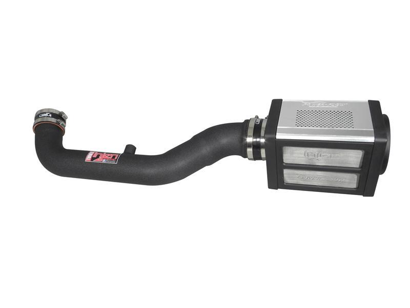 Injen 05-19 Nissan Frontier 4.L V6 w/ Power Box Wrinkle Black Power-Flow Air Intake Syst - DTX Performance