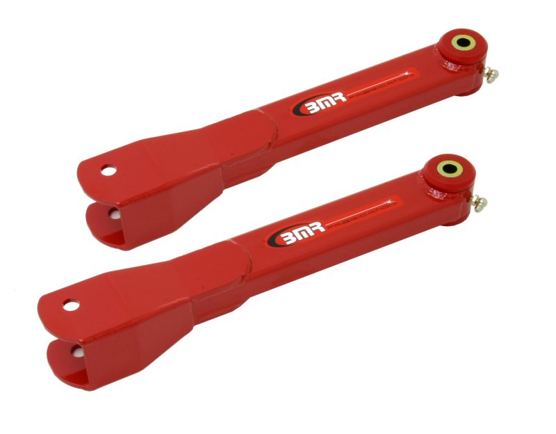 BMR 10-15 5th Gen Camaro Non-Adj. Rear Trailing Arms (Polyurethane) - Red - DTX Performance