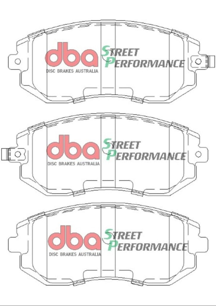 DBA 03-05 Subaru WRX / 08 Subaru WRX SP500 Front Brake Pads - DTX Performance