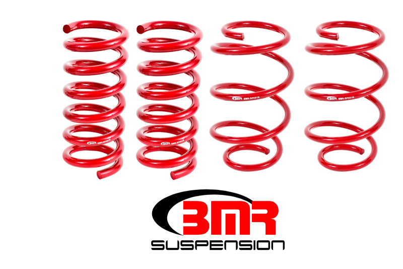 BMR 15-17 S550 Mustang Performance Version Lowering Springs (Set Of 4) - Red - DTX Performance