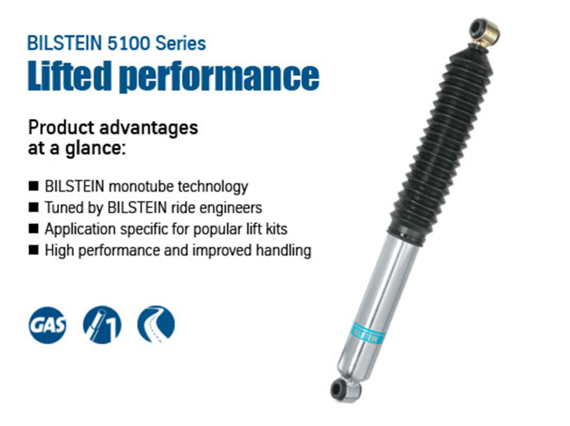 Bilstein 5100 Series 00-05 Ford Excursion Rear 46mm Monotube Shock Absorber - DTX Performance