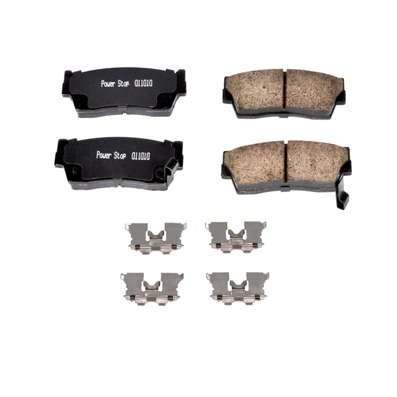 Power Stop 89-97 Geo Tracker Front Z17 Evolution Ceramic Brake Pads w/Hardware - DTX Performance