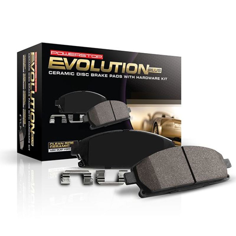 Power Stop 21-22 Infiniti Q60 Front Z17 Evo Ceramic Brake Pads w/Hardware - DTX Performance